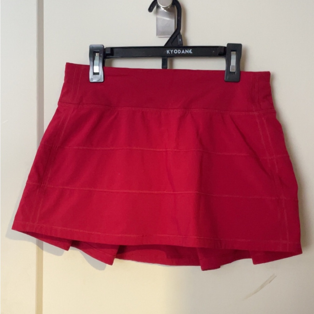 lululemon athletica Red Skirt